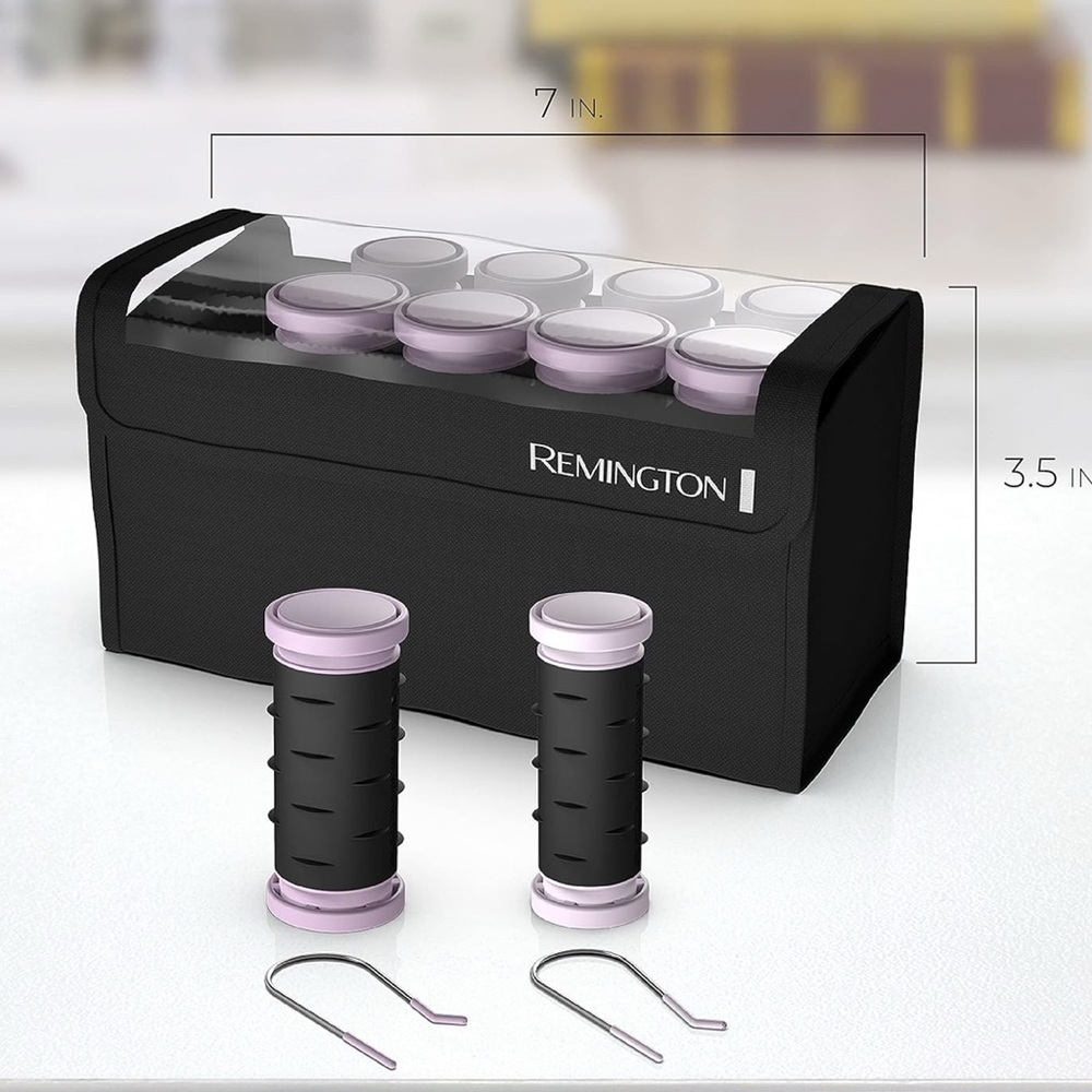 Remington Black and Lavender Electric Rollers